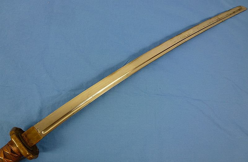 Early WWII Copper Handled Type 95 NCO Sword by Tokyo Arsenal with Matching Numbers — image 5