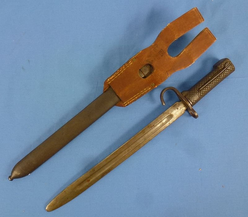 World War II Japanese Training Bayonet with Rubberized Frog — image 3