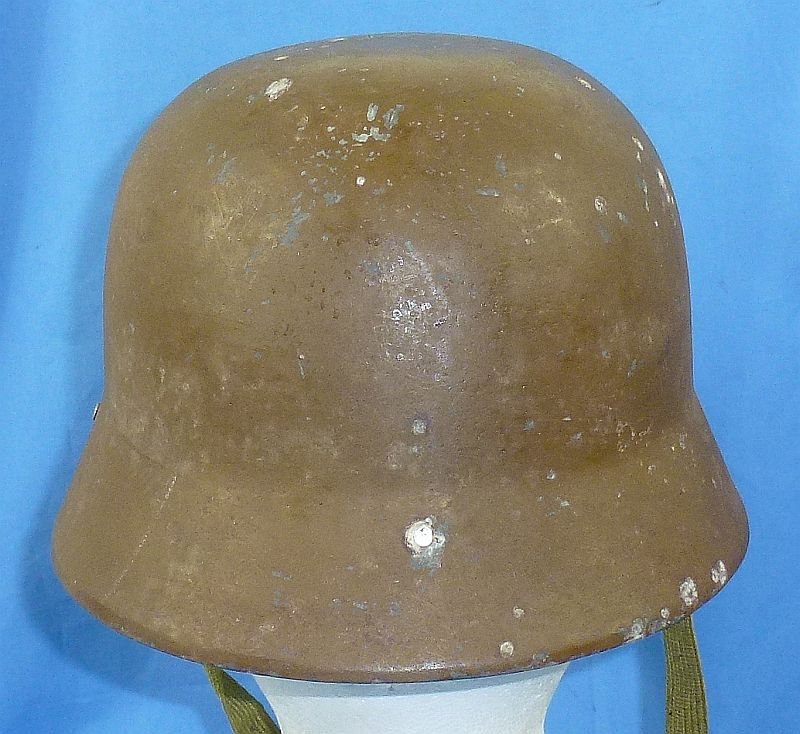 WWII Japanese Civil Defense Helmet in German Stahlhelm Style — image 4