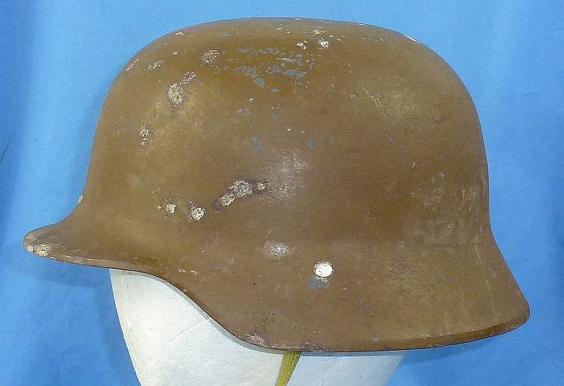 WWII Japanese Civil Defense Helmet in German Stahlhelm Style — image 5