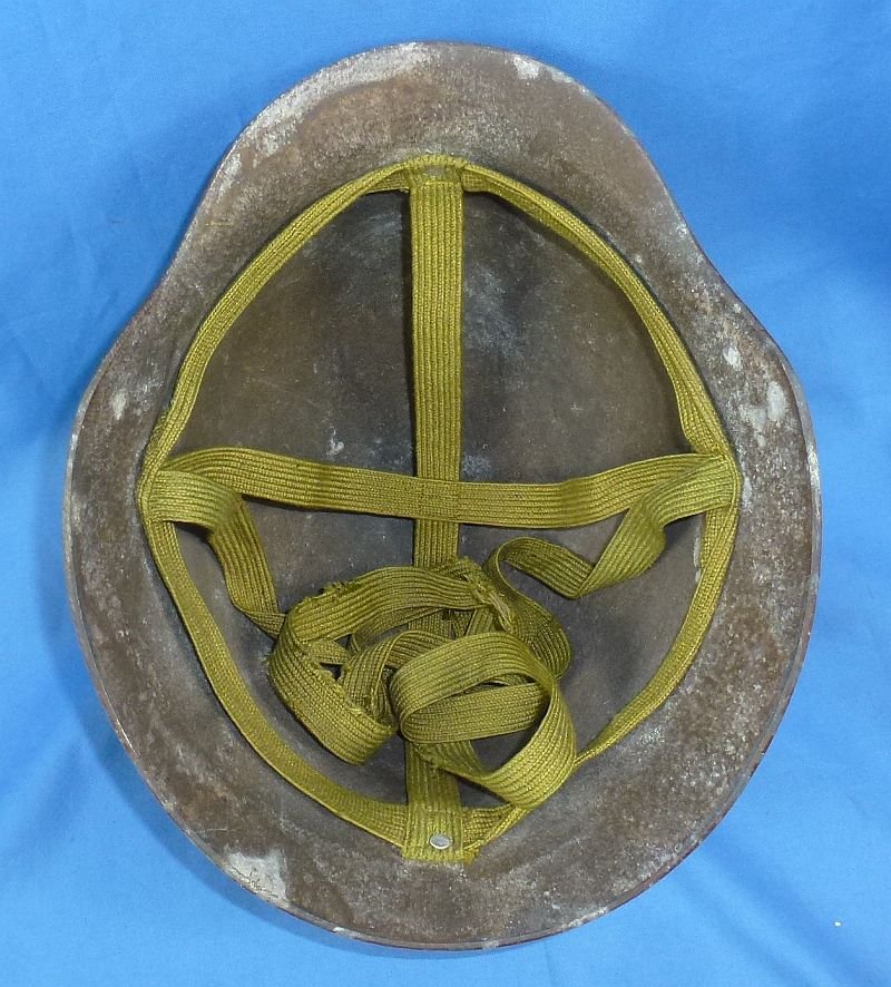 WWII Japanese Civil Defense Helmet in German Stahlhelm Style — image 7