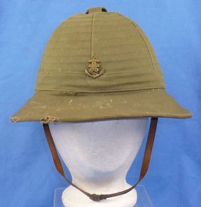 Uncommon WWII Japanese Navy Pith Helmet