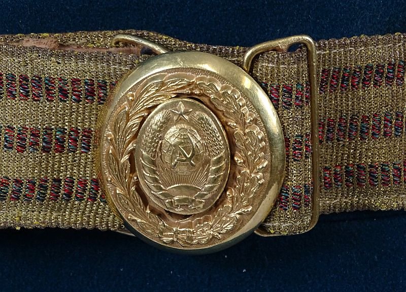 The Model 1945 'Victory Parade' Dress Uniform Tunic, Belt, and Visor Cap of Marshal of the Soviet Union Semyon Timoshenko — image 5