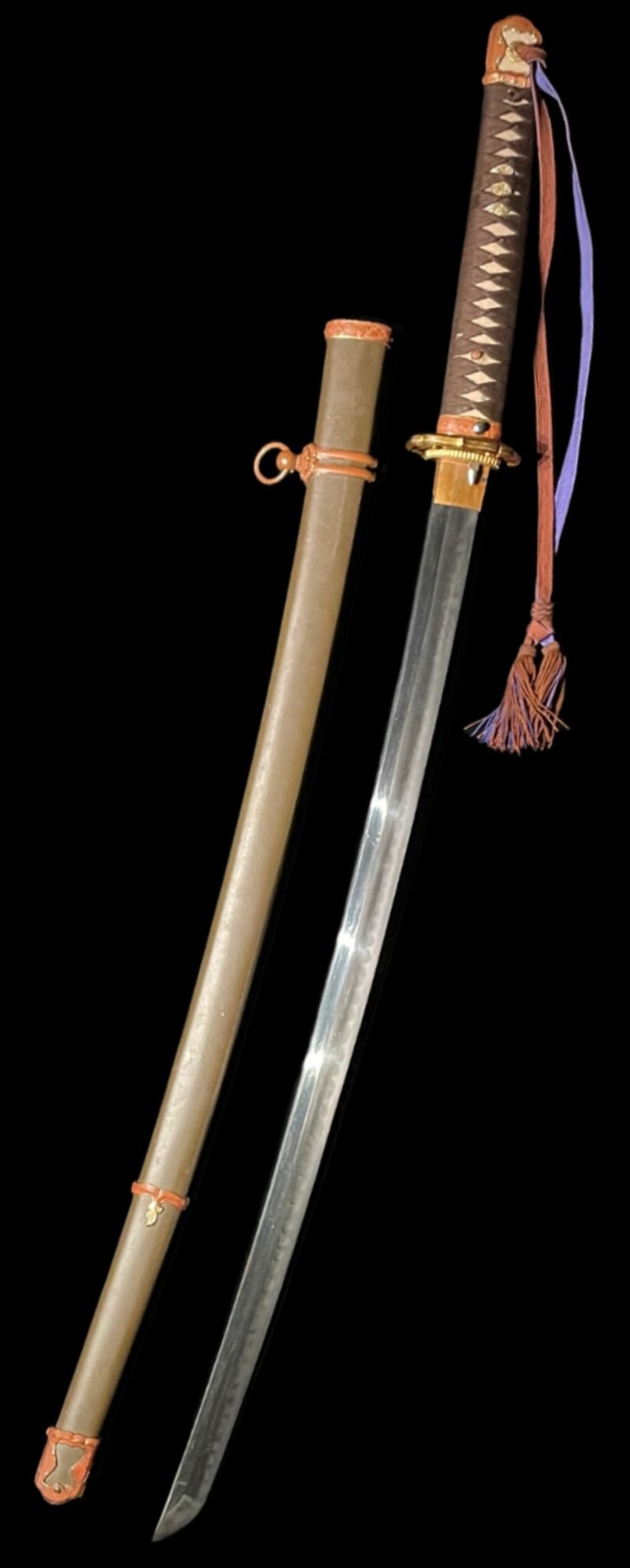 WWII Japanese Army Officer's Shin Gunto Sword Signed Kojima Katsumasa in Perfect Condition — image 4