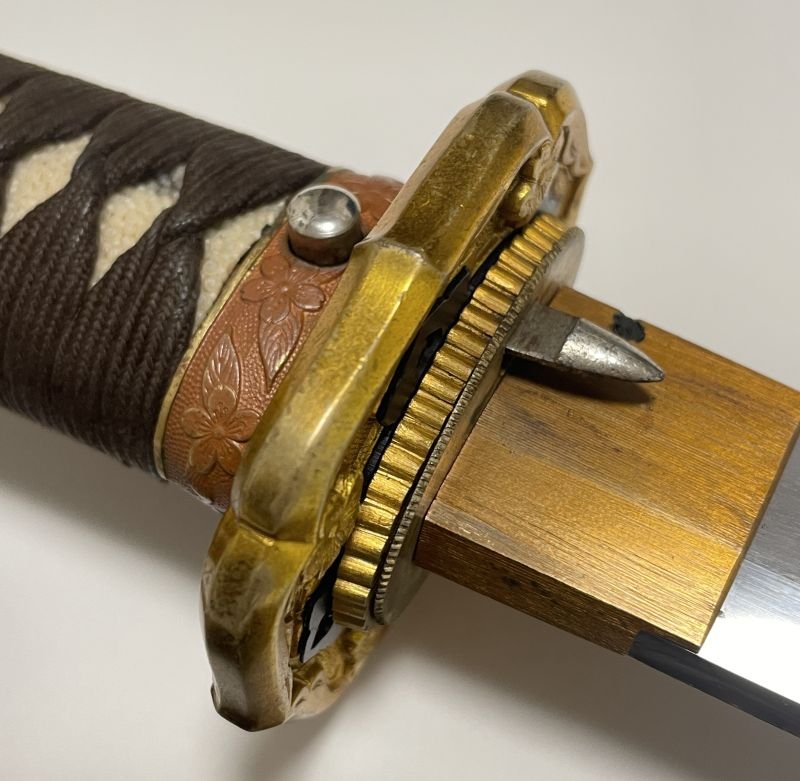 WWII Japanese Army Officer's Shin Gunto Sword Signed Kojima Katsumasa in Perfect Condition — image 7