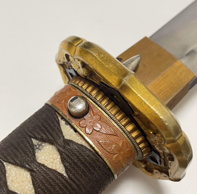 WWII Japanese Army Officer's Shin Gunto Sword Signed Kojima Katsumasa in Perfect Condition — image 8