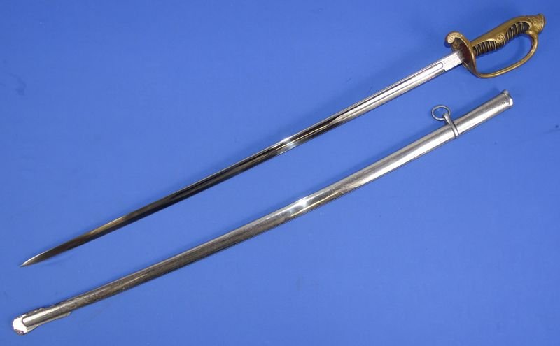 Published Japanese Army Officer's Type 19 Company Grade Sword with Presentation Blade — image 3