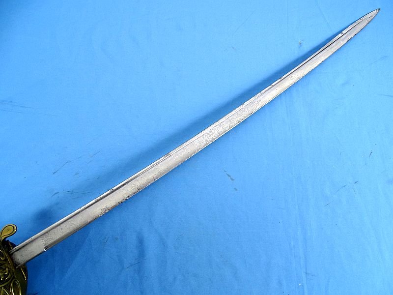 1885 Dated Imperial German Kriegsmarine Officer Ivory Grip Sword — image 4