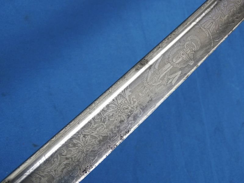 1885 Dated Imperial German Kriegsmarine Officer Ivory Grip Sword — image 7