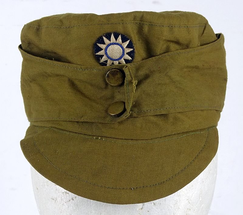 WWII Chinese Nationalist Army Field Cap — image 2