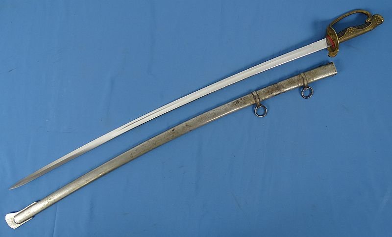Unusual WWII Japanese Army Company Grade Officer Sword by August Schneider of Berlin — image 2