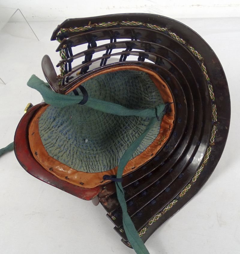 Japanese Circa 1790 Samurai Kabuto Helmet — image 7