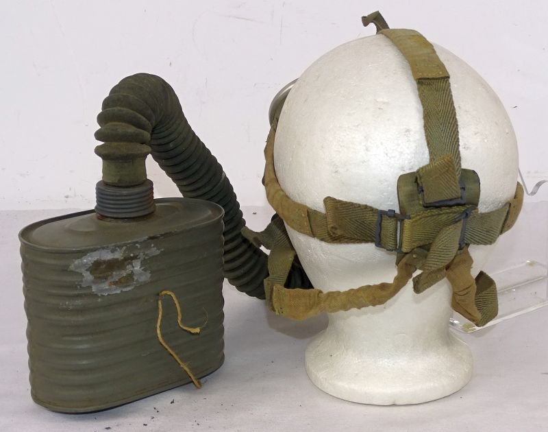 WWII Japanese Navy Gas Mask in Bag — image 3