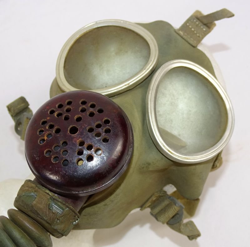 WWII Japanese Navy Gas Mask in Bag — image 4