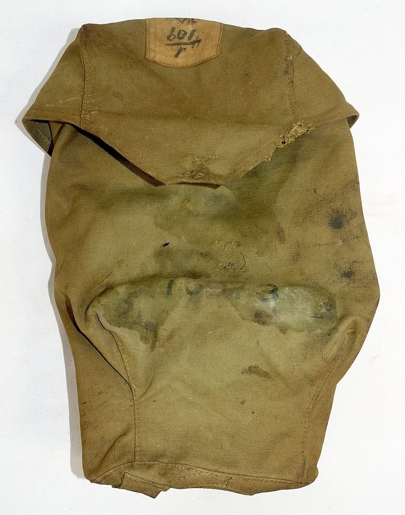 WWII Japanese Navy Gas Mask in Bag — image 6