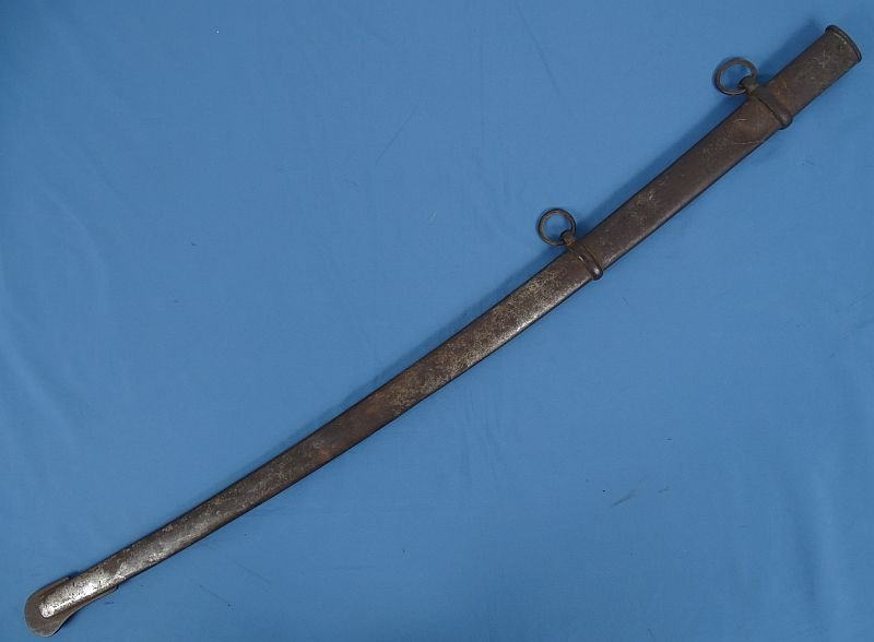 Untouched Confederate Civil War Cavalry Saber With Roman Numeral Numbers Under The Guard — image 13