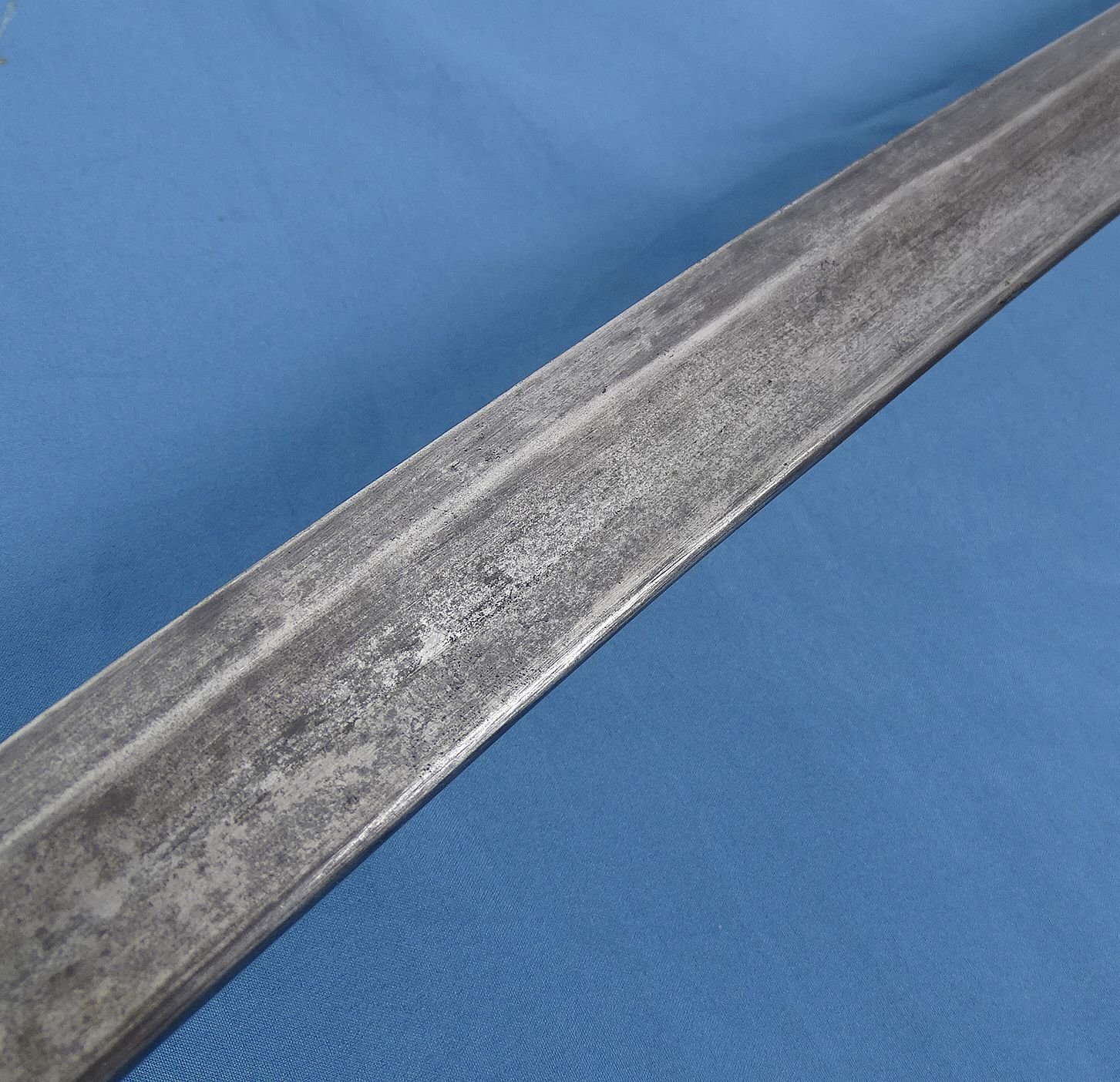 Untouched Confederate Civil War Cavalry Saber With Roman Numeral Numbers Under The Guard — image 6