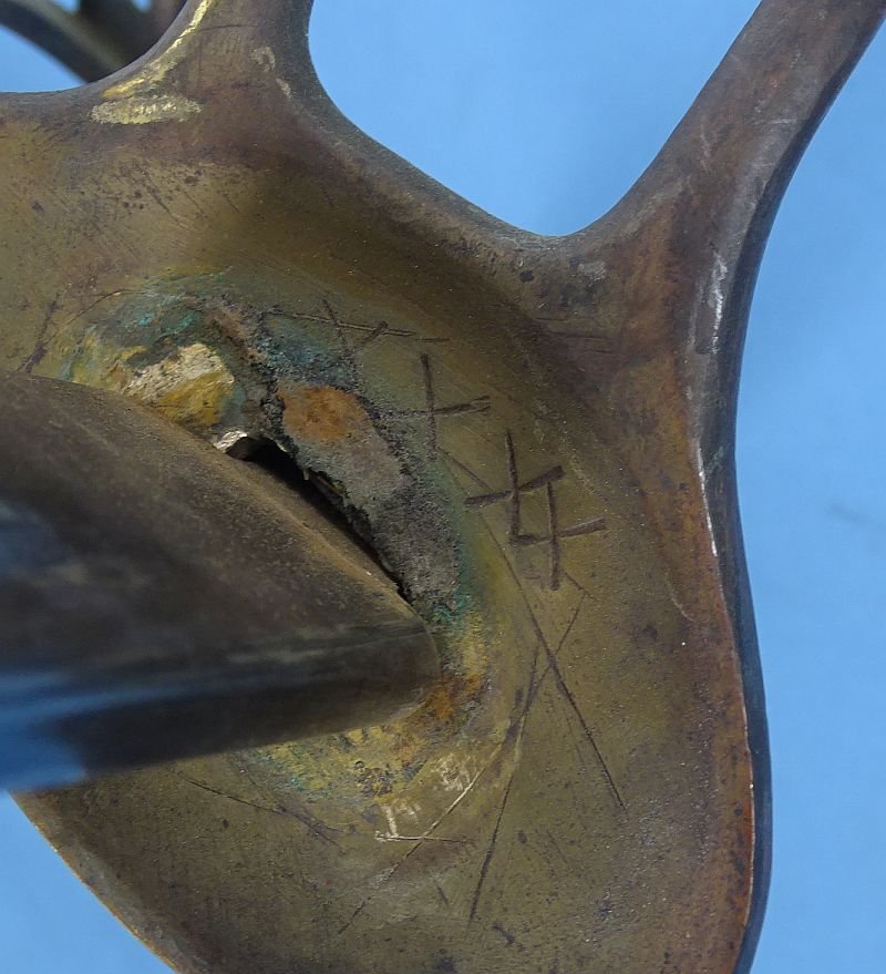 Untouched Confederate Civil War Cavalry Saber With Roman Numeral Numbers Under The Guard — image 7