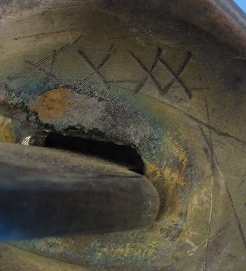 Untouched Confederate Civil War Cavalry Saber With Roman Numeral Numbers Under The Guard — image 8