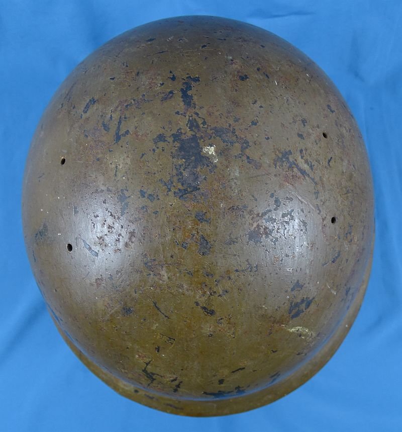 WWII Japanese Army Type 90 Helmet with 2nd Pattern Padded Cloth Combat Cover — image 16