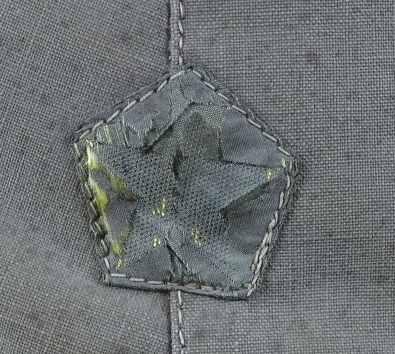 WWII Japanese Army Type 90 Helmet with 2nd Pattern Padded Cloth Combat Cover — image 5