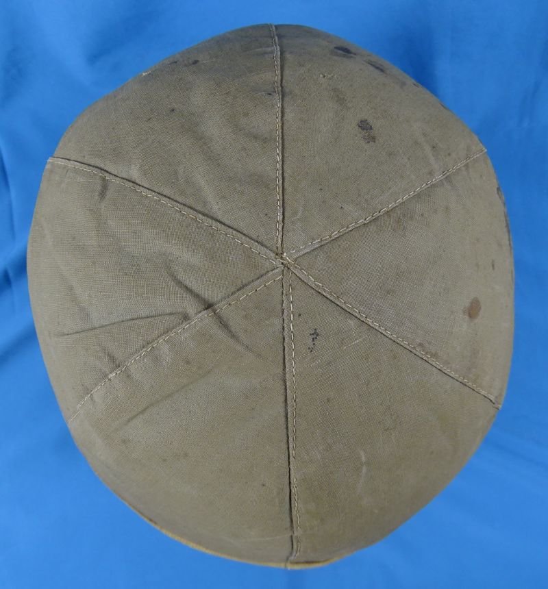 WWII Japanese Army Type 90 Helmet with 2nd Pattern Padded Cloth Combat Cover — image 6