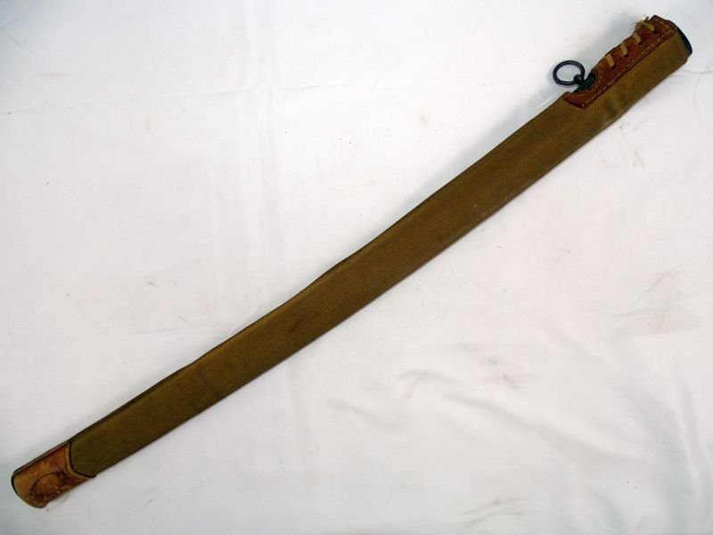 Signed WWII Japanese Army Officer Shin Gunto Sword in Fabric Combat Cover — image 11