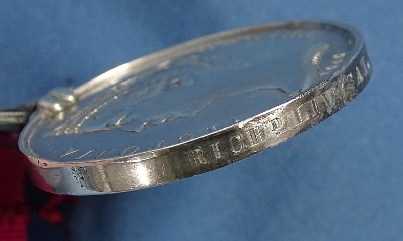 British Napoleonic Military General Service Medal with 'Orthese' Bar for the 6th Regiment of Foot (1st Warwickshire Regiment) — image 4