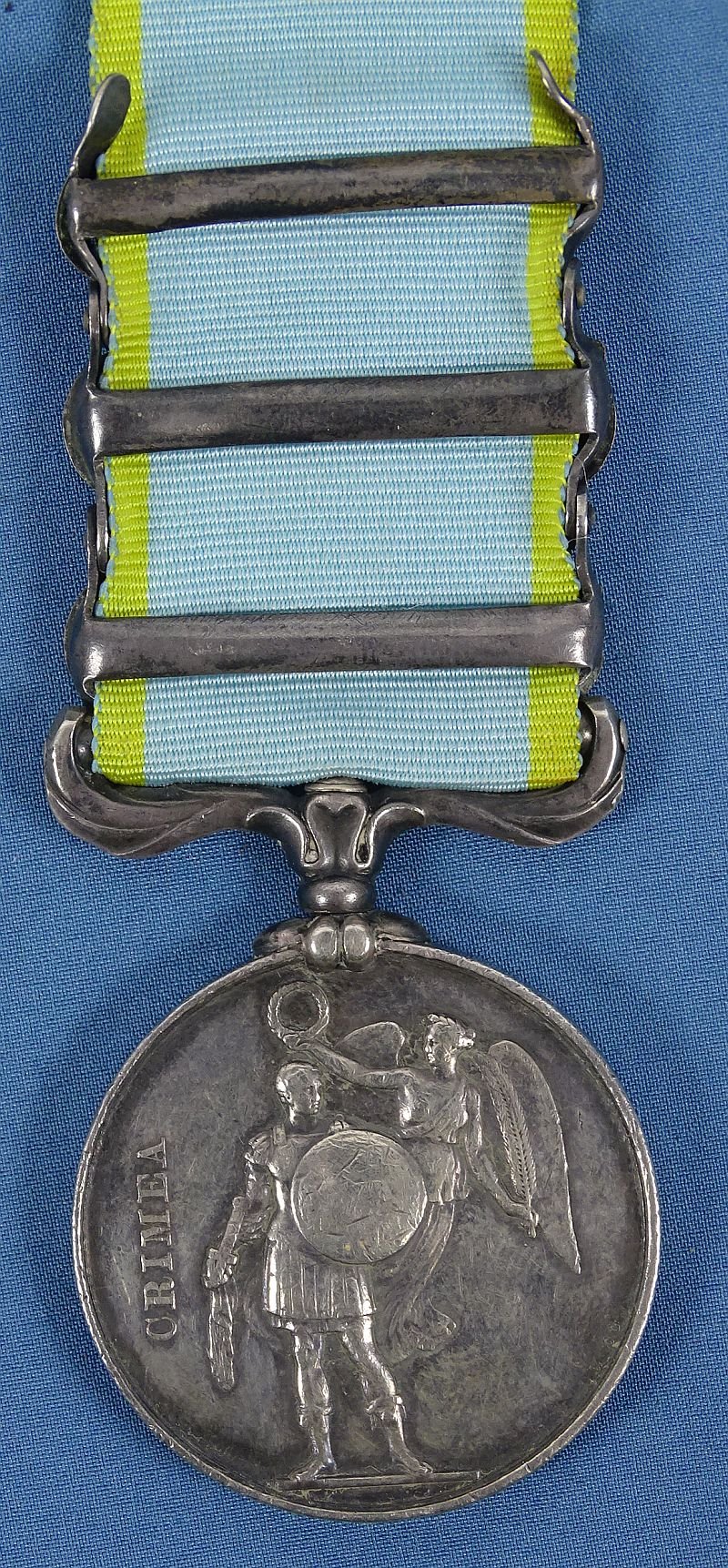 British Crimea Medal with Bars for Sebastopol, Inkermann, and Alma to the 38th (1st Staffordshire) Regiment of Foot — image 4