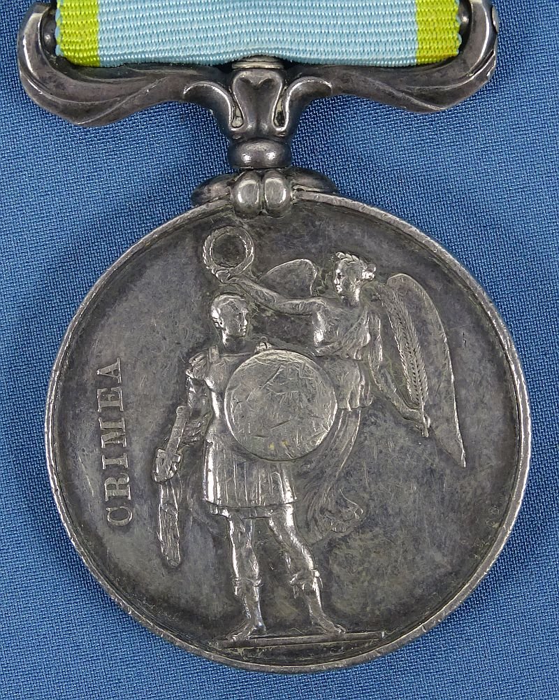 British Crimea Medal with Bars for Sebastopol, Inkermann, and Alma to the 38th (1st Staffordshire) Regiment of Foot — image 5