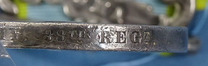 British Crimea Medal with Bars for Sebastopol, Inkermann, and Alma to the 38th (1st Staffordshire) Regiment of Foot — image 7