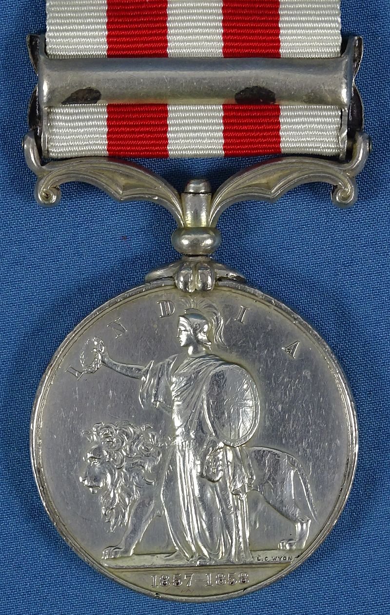 British Indian Mutiny Medal with Lucknow Bar to the 1st Battalion, 10th (North Lincoln) Regiment of Foot — image 4