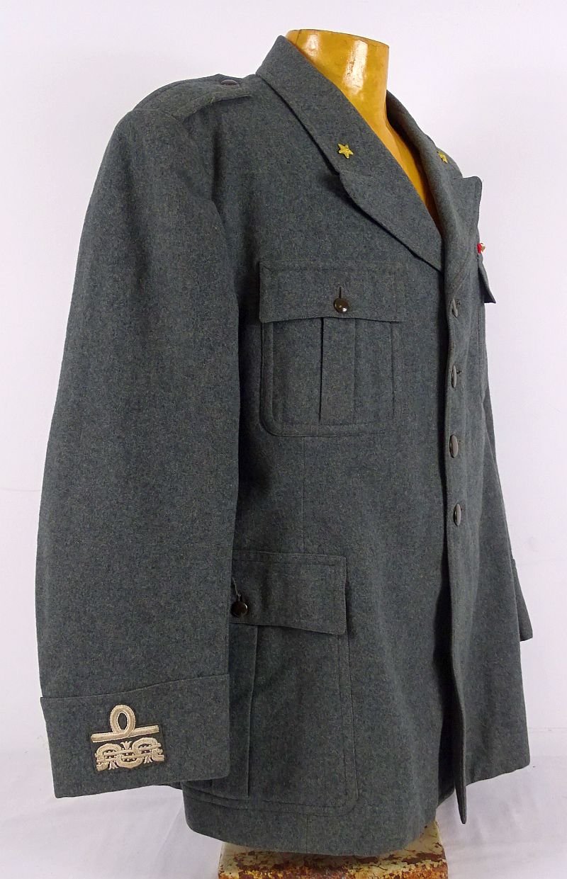 WWII Royal Italian Army Brigadier General Tunic and Matching Overcoat — image 5