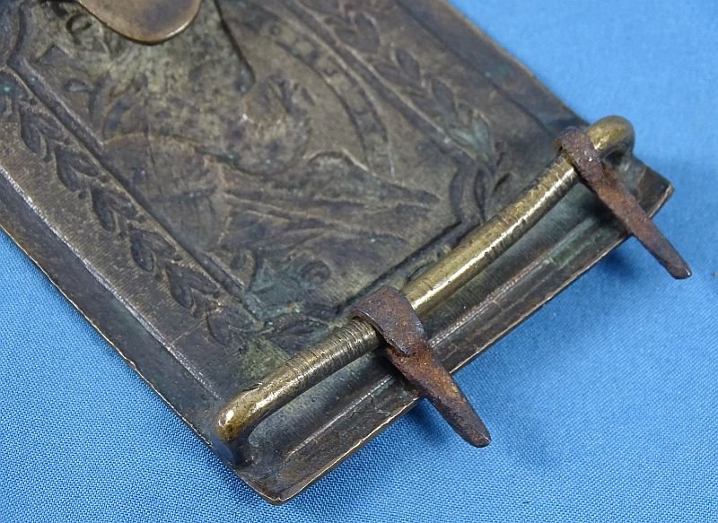 1830's-40's New York State Militia Excelsior Eagle Belt Plate — image 4