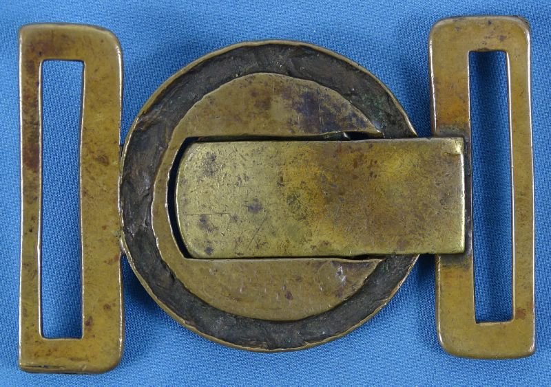 1830's-40's Two Piece Militia American Eagle Belt Plate — image 2