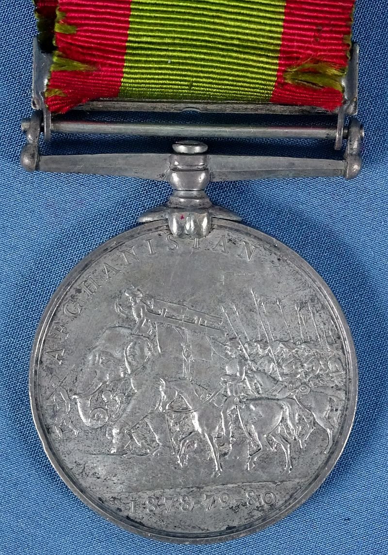British Named 1878-79-80 Afghanistan Medal 51st Regiment — image 2