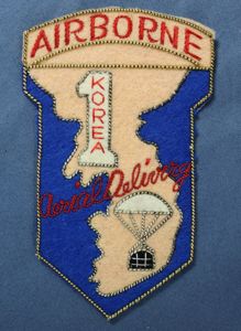 Japanese Made 8081st Quartermaster Korea Airborne Aerial Delivery Patch