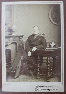 Signed Cabinet Card Photograph of Generalfeldmarschall von Moltke