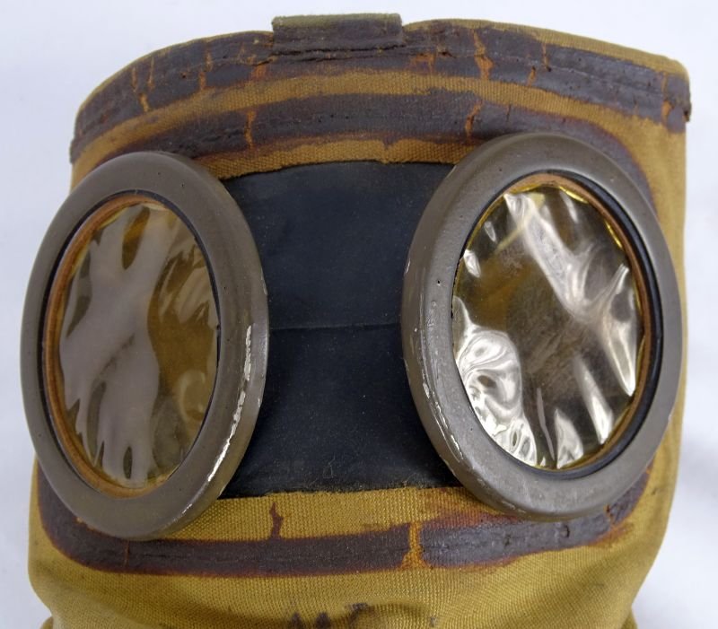 Pre WWII Polish Army Gas Mask, Canister, and Bag — image 6