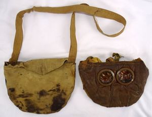 WWI French Model M2 Gas Mask in Carrying Bag