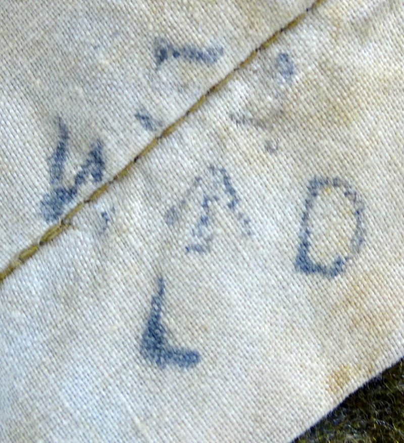 Identified WWI 13th Battalion Black Watch Royal Highlanders of Canada Uniform, Painted Combat Helmet, and Medals Trunk Group — image 12