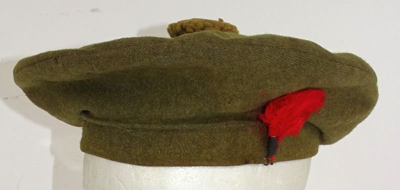 Identified WWI 13th Battalion Black Watch Royal Highlanders of Canada Uniform, Painted Combat Helmet, and Medals Trunk Group — image 23
