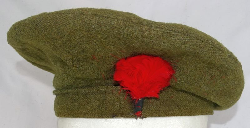 Identified WWI 13th Battalion Black Watch Royal Highlanders of Canada Uniform, Painted Combat Helmet, and Medals Trunk Group — image 26