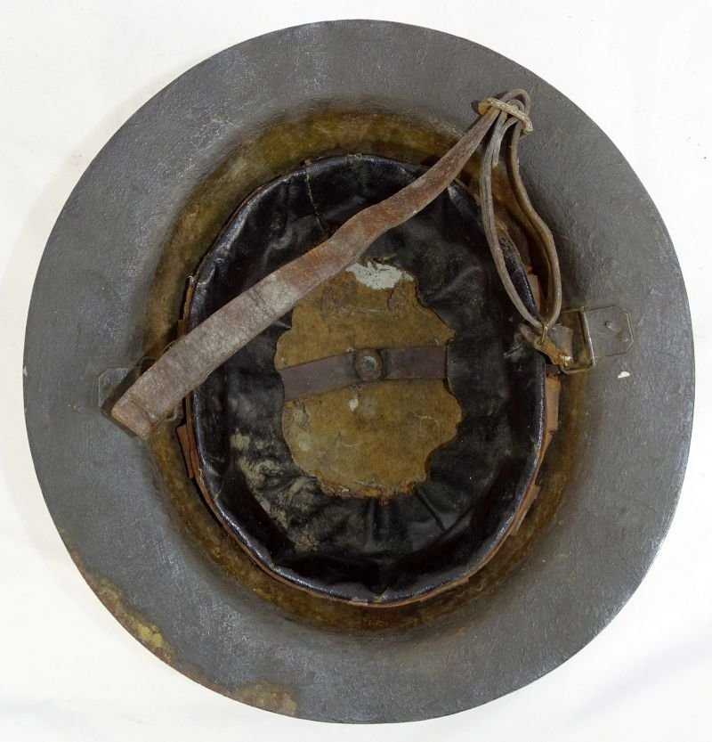 Identified WWI 13th Battalion Black Watch Royal Highlanders of Canada Uniform, Painted Combat Helmet, and Medals Trunk Group — image 34