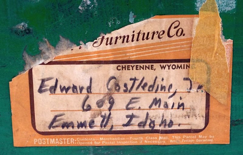 Identified WWI 13th Battalion Black Watch Royal Highlanders of Canada Uniform, Painted Combat Helmet, and Medals Trunk Group — image 45