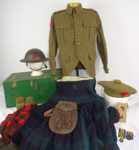 Identified WWI 13th Battalion Black Watch Royal Highlanders of Canada …