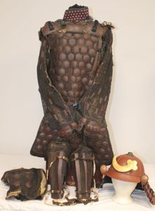 Japanese Edo Period Foot Soldier Samurai Armor With Helmet And …