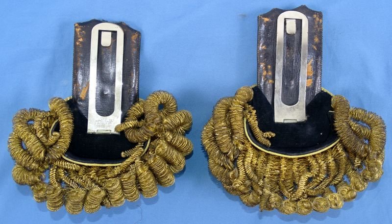 Pair Japanese Navy Vice Admiral's Full Dress Epaulettes — image 2