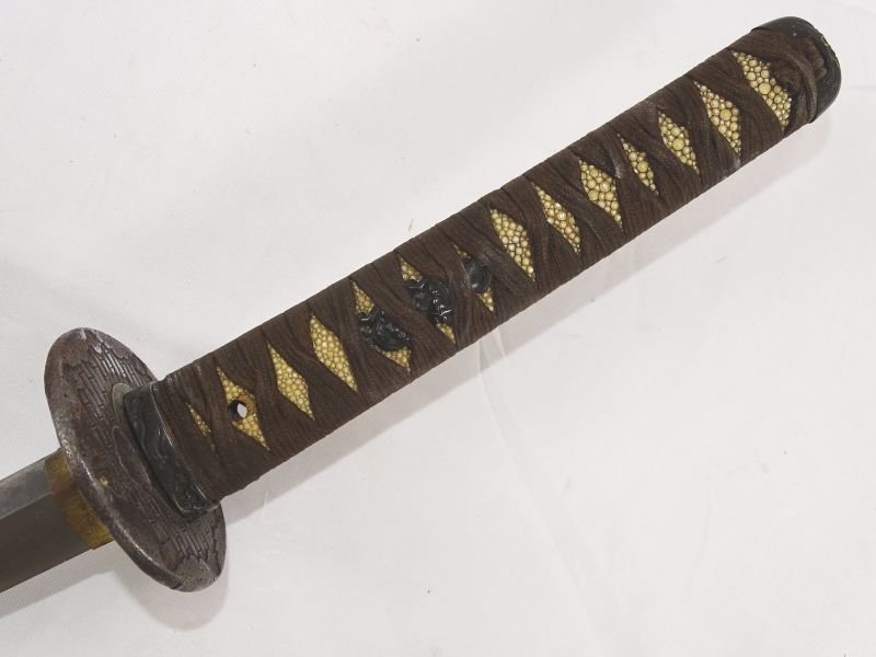 Signed 16th Century Wakizashi in Samurai Mounts — image 11