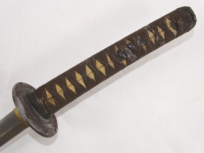 Signed 16th Century Wakizashi in Samurai Mounts — image 12